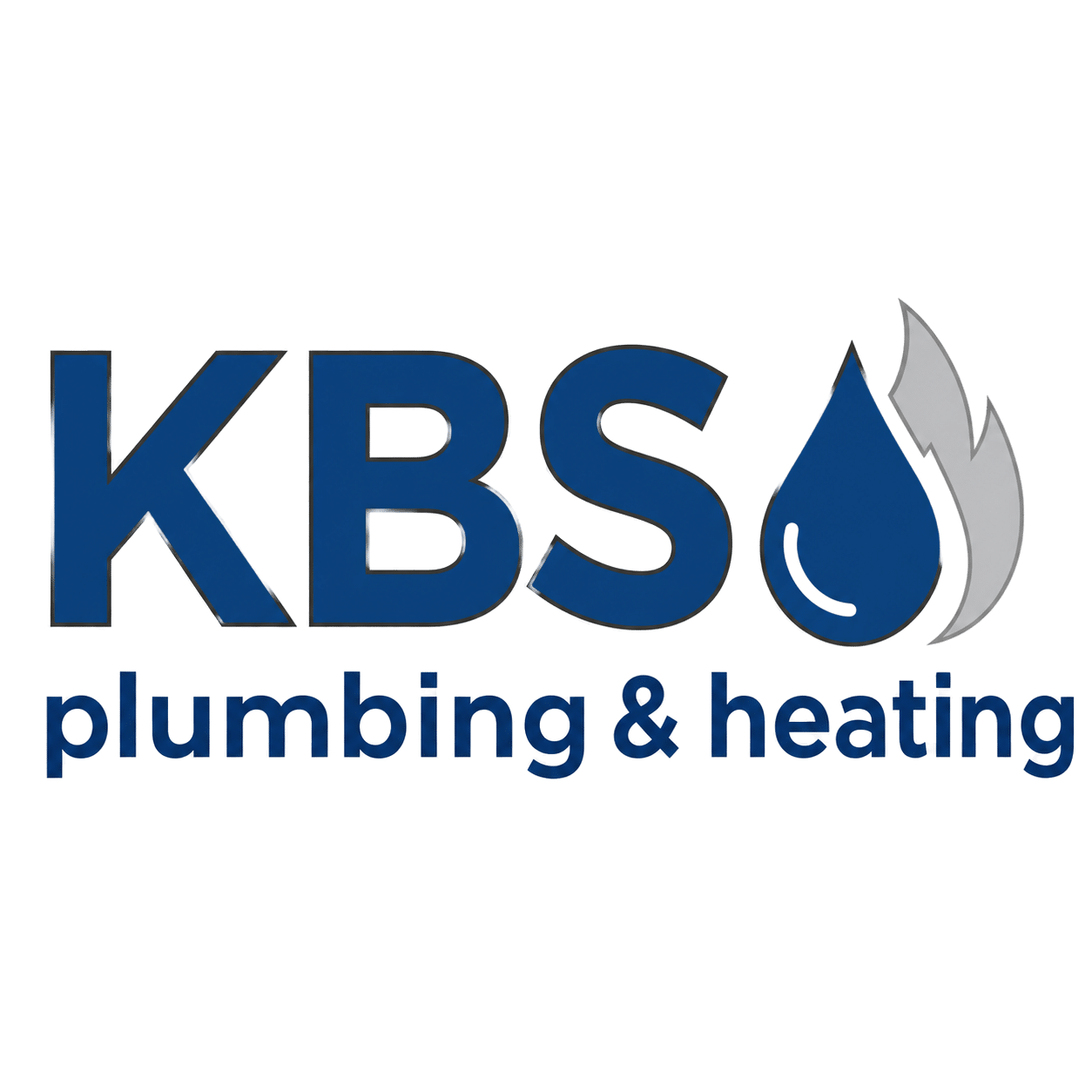 kbs plumbing and heating logo upscaled transparent